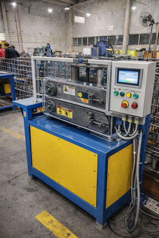 Máquina depois do projeto de automação e adequação NR-12